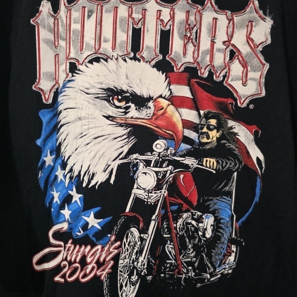 Y2K Hooters Sturgis Eagle Tee - Picture 3 of 5